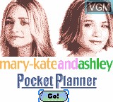 Image de l'ecran titre du jeu Mary-Kate and Ashley - Pocket Planner sur Nintendo Game Boy Color