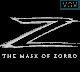 Image de l'ecran titre du jeu Mask of Zorro, The sur Nintendo Game Boy Color