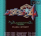Image de l'ecran titre du jeu Medarot 4 - Kuwagata Version sur Nintendo Game Boy Color