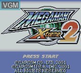 Image de l'ecran titre du jeu Mega Man Xtreme 2 sur Nintendo Game Boy Color