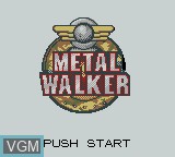 Image de l'ecran titre du jeu Metal Walker sur Nintendo Game Boy Color