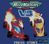 Image de l'ecran titre du jeu Micro Machines V3 sur Nintendo Game Boy Color