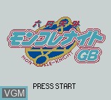 Image de l'ecran titre du jeu Rokumon Tengai Mon Colle Knight GB sur Nintendo Game Boy Color
