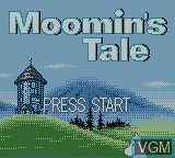 Image de l'ecran titre du jeu Moomin's Tale sur Nintendo Game Boy Color