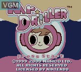 Image de l'ecran titre du jeu Mr. Driller sur Nintendo Game Boy Color