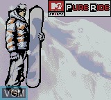 Image de l'ecran titre du jeu MTV Sports - Pure Ride sur Nintendo Game Boy Color