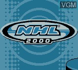 Image de l'ecran titre du jeu NHL 2000 sur Nintendo Game Boy Color