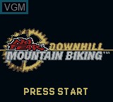 Image de l'ecran titre du jeu No Fear Downhill Mountain Biking sur Nintendo Game Boy Color
