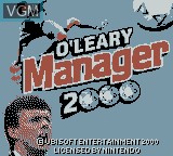 Image de l'ecran titre du jeu O'Leary Manager 2000 sur Nintendo Game Boy Color