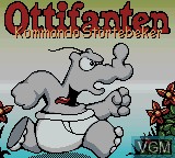 Image de l'ecran titre du jeu Ottifanten - Kommando Stortebeker sur Nintendo Game Boy Color