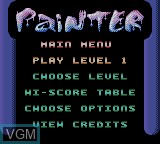 Image de l'ecran titre du jeu Painter sur Nintendo Game Boy Color