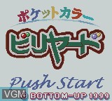 Image de l'ecran titre du jeu Pocket Color Billiard sur Nintendo Game Boy Color