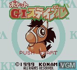 Image de l'ecran titre du jeu Pocket G1 Stable sur Nintendo Game Boy Color