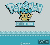 Image de l'ecran titre du jeu Pokemon Adventure sur Nintendo Game Boy Color
