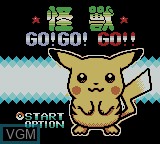 Image de l'ecran titre du jeu Pocket Monsters GO!GO!GO! sur Nintendo Game Boy Color