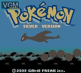 Image de l'ecran titre du jeu Pokemon Silver Version sur Nintendo Game Boy Color
