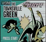 Image de l'ecran titre du jeu Powerpuff Girls, The - Paint the Townsville Green sur Nintendo Game Boy Color