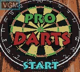 Image de l'ecran titre du jeu Pro Darts sur Nintendo Game Boy Color