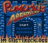Image de l'ecran titre du jeu Pumuckls Abenteuer im Geisterschloss sur Nintendo Game Boy Color