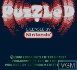 Image de l'ecran titre du jeu Puzzled sur Nintendo Game Boy Color