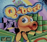 Image de l'ecran titre du jeu Q*bert sur Nintendo Game Boy Color