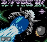 Image de l'ecran titre du jeu R-Type DX sur Nintendo Game Boy Color