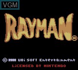 Image de l'ecran titre du jeu Rayman - Mister Dark no Wana sur Nintendo Game Boy Color