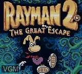 Image de l'ecran titre du jeu Rayman 2 sur Nintendo Game Boy Color
