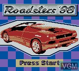 Image de l'ecran titre du jeu Roadsters '98 sur Nintendo Game Boy Color