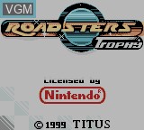 Image de l'ecran titre du jeu Roadsters sur Nintendo Game Boy Color