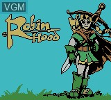 Image de l'ecran titre du jeu Robin Hood sur Nintendo Game Boy Color