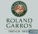 Image de l'ecran titre du jeu Roland Garros French Open sur Nintendo Game Boy Color
