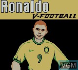 Image de l'ecran titre du jeu Ronaldo V-Football sur Nintendo Game Boy Color