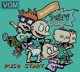 Image de l'ecran titre du jeu Rugrats Movie, The sur Nintendo Game Boy Color