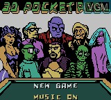Image de l'ecran titre du jeu 3D Pocket Pool sur Nintendo Game Boy Color