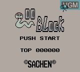 Image de l'ecran titre du jeu 8-in-1 sur Nintendo Game Boy Color
