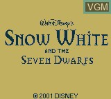 Image de l'ecran titre du jeu Snow White and the Seven Dwarfs sur Nintendo Game Boy Color