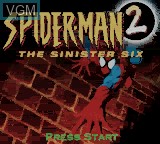 Image de l'ecran titre du jeu Spider-Man 2 - The Sinister Six sur Nintendo Game Boy Color