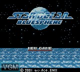 Image de l'ecran titre du jeu Star Ocean - Blue Sphere sur Nintendo Game Boy Color