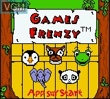 Image de l'ecran titre du jeu Games Frenzy sur Nintendo Game Boy Color