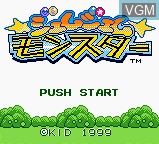 Image de l'ecran titre du jeu Gem Gem Monster sur Nintendo Game Boy Color