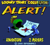 Image de l'ecran titre du jeu Looney Tunes Collector - Alert! sur Nintendo Game Boy Color
