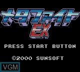Image de l'ecran titre du jeu Meta Fight EX sur Nintendo Game Boy Color