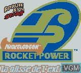 Image de l'ecran titre du jeu Rocket Racer - La Glisse de l'Extrême sur Nintendo Game Boy Color