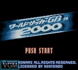 Image de l'ecran titre du jeu World Soccer GB 2000 sur Nintendo Game Boy Color