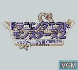 Image de l'ecran titre du jeu Dragon Quest Monsters 2 - Malta no Fushigina Kagi - Ruka no Tabidachi sur Nintendo Game Boy Color
