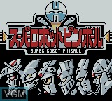 Image de l'ecran titre du jeu Super Robot Pinball sur Nintendo Game Boy Color