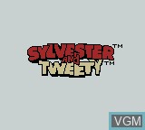 Image de l'ecran titre du jeu Sylvester and Tweety - Breakfast on the Run sur Nintendo Game Boy Color