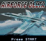 Image de l'ecran titre du jeu AirForce Delta sur Nintendo Game Boy Color