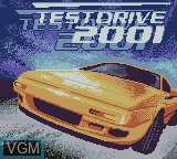 Image de l'ecran titre du jeu Test Drive 2001 sur Nintendo Game Boy Color